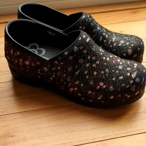 Speckled Sanita Clogs